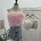 Real Shot Of Hairy Atmosphere With A Smear Chest Vest With A Short-Term Adjustable Strap Sleeveless Top 2801