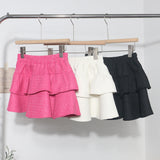 Real Shooting Long-Term Plus Single Coarse Flowers, Cake Skirt A Fluffy Half Skirt Girl Tight Waist Anti-Walking Short Skirt 1111