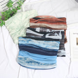 Sweet Cool Hottie Ultra-Short Umbilical Wrap Chest Sleeveless Coat Yarn Folding Tie Dye Chest Tight Waistcoat 8852