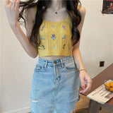 Shangya Hottie Sling Vest Women In The Summer With A Design Sense Of The Bottom Of The Knitting Short Coat Outside Tideins