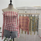 Real Shooting Hottie Thorn One-Layer Mesh Sunscreen Blouse T-Shirt With Short Embroidery Top 8035