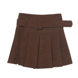 S-2XL Wicked Skirt Autumn And Winter New High-Waisted 100-Fold Skirt Anti-Light A Word Umbrella Skirt 1180