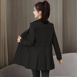 High-End Coat Women's Small 2025 Spring And Autumn Coat Women's New Fashion Thin Wind Coat