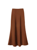 High Waist Thin Long-Skinny Vinegar Slid Half Body Skirt 2025 New Bag Hip Fish Tail
