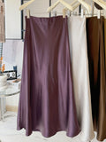 Acet-Sined Fishtail Half-Dress Woman 2025 Temperament Simple Hanging Feeling Thin As The Ass A Long Skirt