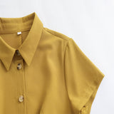 New Women's Clothing Fashion And Casual Shirt Styles With A Collar Mini Dress In Summer 2025