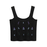 Shangya Hottie Sling Vest Women In The Summer With A Design Sense Of The Bottom Of The Knitting Short Coat Outside Tideins