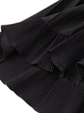 Half-Dress Woman Autumn A Word 100-Fold Skirt 2025 New Front Short And Rear Long Lotus Leaf Side Irregular Cake Skirt Spring And Summer