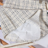 Physical Shop Recommended Autumn And Winter Coarse Flowers Of The Semi-Body Skirt High Waist Thin Anti-Walking A Word Ass Short Skirt 8893