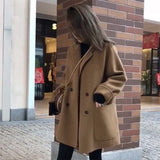 2025 New Hairy Wind Coat Women's Autumn And Winter New Loose Leisure Small Man With The Coat
