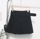 S-2XL Wicked Skirt Autumn And Winter New High-Waisted 100-Fold Skirt Anti-Light A Word Umbrella Skirt 1180