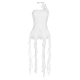 2025 New Fairy Fluttering Vest Temperament Goddess Flowing Souster Body Rubbed Woman