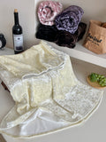 French Retro Plus Velvet Diamond Gold Velvet Dress Girl Autumn And Winter Temperament Thin Shade A Word Fishtail Skirt