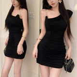 Shangyuan Slender Shoulder Dress Women Summer Pure Sexy Bag Hip Dress High Sense Unique Beautiful Breasts