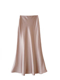 High Waist Thin Long-Skinny Vinegar Slid Half Body Skirt 2025 New Bag Hip Fish Tail
