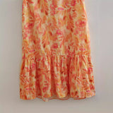 Summer New Women's Holiday Style Sexy Bare Back Folding Decoration Fan Flute Dress