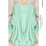 Chiffon Shawl Coat Women 2025 Summer New Gas Thin Loose Cardigan Top With A Short Sunscreen