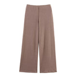 Spring 2025 New Design Sleeveless Tops Wide Leg Pants Show Temperament Set 3644178