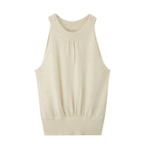 Thailand's Unique And Beautiful Sleeveless Sleeveless Wool Vest Women's Summer 2026 New External Wear Inside And Bottom