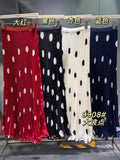Vintage Big Wave Point Hundred Folded Skirt High-End Half-Dress Women 2026 Spring New High-Waist A Pendant Long Dress