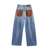 2026 Spring New Women's Fashion Casual Loose High-Rise Wide Leg Jeans 5252011