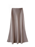 High Waist Thin Long-Skinny Vinegar Slid Half Body Skirt 2025 New Bag Hip Fish Tail
