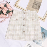 Small Fragrant A-Dress Dress Girl 2025 Autumn And Winter Silver Silk High-Waisted Lattice In Super Fire Bag Hip Skirt 8891