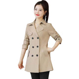 High-End Coat Women's Small 2025 Spring And Autumn Coat Women's New Fashion Thin Wind Coat