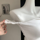 Net Red Anchor Concert Private Dress Design Sense Of Niche Word-Collar Temperament Kinky Top Female Pure Lust Atmosphere Tide