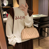 Korean Languid Wind Round Collar Collar Sweater Women 2025 New Autumn And Winter Loose Thin Knitted Shirt Top