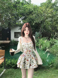 Sea Island Holiday Wearing Sanya Travel Summer Birthday Dress Printed Dress Design Sweet Dress Woman