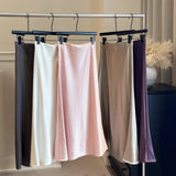 Autumn And Winter Thickened State Slid Fishtail Dress Mid-Length 2025 New High-Waist A-Word Half-Body Skirt