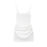 2026 New Summer Fashion Temperament Women's Sexy Sleeveless Bag Hips Tied With Dress