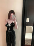 Spice Girls Collesive Colored With Butterflies Suspension Sling Women Wearing 2026 Summer Sexy Repair Inside A Short Vest