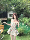 Sea Island Holiday Wearing Sanya Travel Summer Birthday Dress Printed Dress Design Sweet Dress Woman