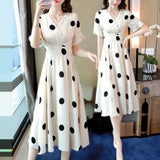 Summer Chiffon Dress Women 2026 Summer New Fashion Summer Temperament Tying Skirt Women's Fashion Trend