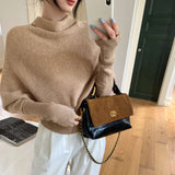 Unique Special Pile Of Long-Sleeved Knitted Shirt Women's Autumn And Winter 2025 New Can Wear Inside And Outside Wearing A White Jacket Sweater
