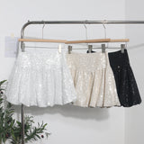 Ballet Style Glide Half-Dress Lumbar Buds Small Black Dress Anti-Light A Word Umbrella Skirt 8295