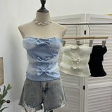 Thai Babes With Chest Pads Anti-Slip Strip Net Bows Tective Brats Short-Term Repair Bodysuit 1538