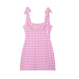 Spring 2025 New Women's Decoration Body Thin Leisure Sling Design Sensense French Dress 2180305