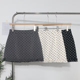 Long-Term Plus Single Real Shot Korean Lace Skirt Wave Half-Body Skirt High Waist Anti-Walking Light A Word Ass Hip Skirt 6880