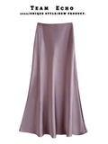 High Waist Thin Long-Skinny Vinegar Slip Half-Dress Skirt 2025 New Bag Of Hip Fish