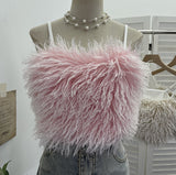 Real Shot Of Hairy Atmosphere With A Smear Chest Vest With A Short-Term Adjustable Strap Sleeveless Top 2801