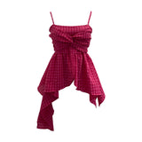 Stupid Irregular Skirt Sling Sling Sling Vest Bohemian Holiday Hottie Sleeveless Top 9223