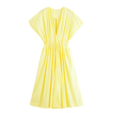 Spring 2025 New Women's Design Sense Of Niche Slim Slim Leisure Dress 2965260