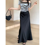 French High-End Korean Version Of Fishtail Half-Dress Women 2026 Spring New High-Rise Thin Temperament Mid-Long Skirt Chic