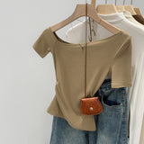 Purple Special Sleeves Short-Sleeved T-Shirt For Women's Summer 2026 Unique And Beautiful Short-Sleeved Blouse