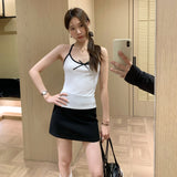 French Small Capital To Repair The Fine Shoulder With The U-Neck Vest Women Wearing 2026 New Beautiful Small Sling Suit