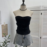 Thai Babes With Chest Pads Anti-Slip Strip Net Bows Tective Brats Short-Term Repair Bodysuit 1538