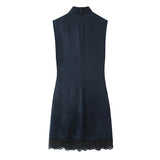 2025 New Women's Fashion Sexy Hot Lace Splicing Dress 5029052
